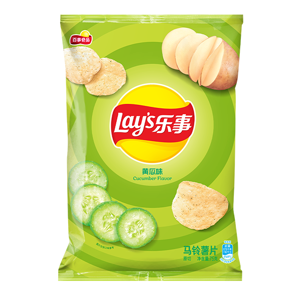 Lay's Cucumber Flavored Potato Chips