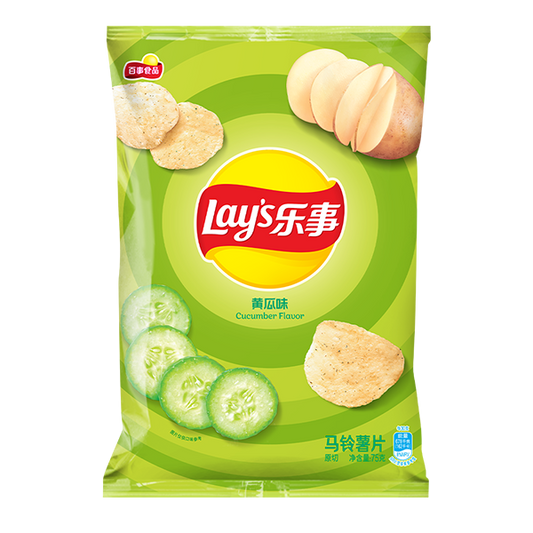 Lay's Cucumber Flavored Potato Chips